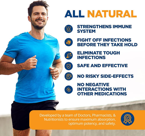 LifeSource Vitamins Immune 14 90 Immune All Natural Anti-B for Support, All Natural Ingredient with Echinacea & Garlic