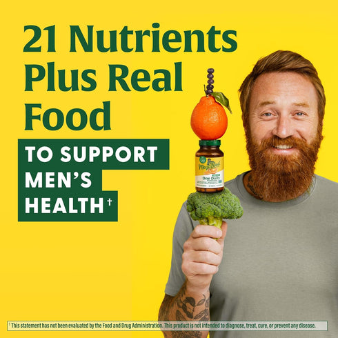 MegaFood Men's 40+ One Daily Multivitamin, Non-GMO, Vegetarian, 90 Tabs, Immune Support, Energy Metabolism