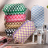 6 Pcs Checkered Makeup Bag - Preppy Cosmetic Bag Bulk, Pink Black Makeup Pouch, Personalize Travel Toiletry Organizer
