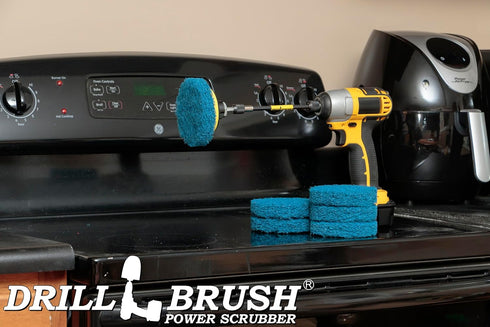 Kitchen Accessories - Cleaning Supplies, Drill Brush, Spin Scrubber, Oven Cleaner, Hard Water Stain Remover, Power