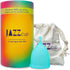 JAZZ cup Soft Menstrual Cups with Travel-Cotton Pouch Reusable, 12-Hour Protection, 100% Medical-Grade Silicone