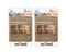 Scunci No-Damage Color Match Elastics, Blonde, 18-Pcs per Pack (2-Pack)