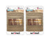 Scunci No-Damage Color Match Elastics, Blonde, 18-Pcs per Pack (2-Pack)