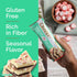 Quest Nutrition Peppermint Bark Protein Bar - 21g Protein, 4g Net Carb, 1g Sugar, Gluten Free, 12 Count