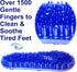 Soapy Soles Pearl Blue Foot Scrubbing Pad & Massager