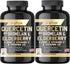 Quercetin with Vitamin C and Zinc - 500mg Quercetin with Bromelain - 120 Veggie Caps, Elderberry with Zinc & Vitamin C