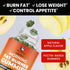 Morning Fat Burner Gummies for Weight Loss for Women & Men | Thermogenic Belly Fat Burner with Green Tea, Garcinia, 60