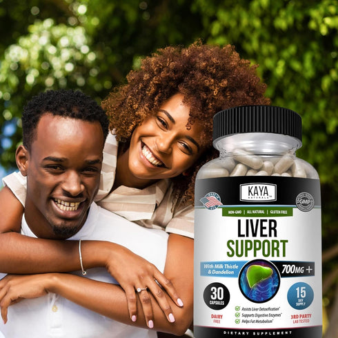 Kaya Naturals Liver Cleanse Detox & Repair - Milk Thistle Liver Supplement with Artichoke Extract and Dandelion Root -