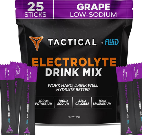 Electrolyte Powder Packets, Accelerate Re-Hydration, Low Sugar Drink Mix to Prevent Dehydration and Eliminate Cramps