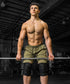DMoose Fitness Knee Wraps for Weightlifting, Pair of 78” Gym Brace Straps for Joint Stability & Pain Relief