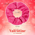 Satin Scrunchies Set of 12 - Elastic Silk Bubble Hair Accessories for Girls, Pink Gifts
