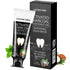 Lagunamoon Whitening Charcoal Toothpaste for Sensitive Teeth, Enamel Repair, Mint Flavor Gel for Cavity Protection