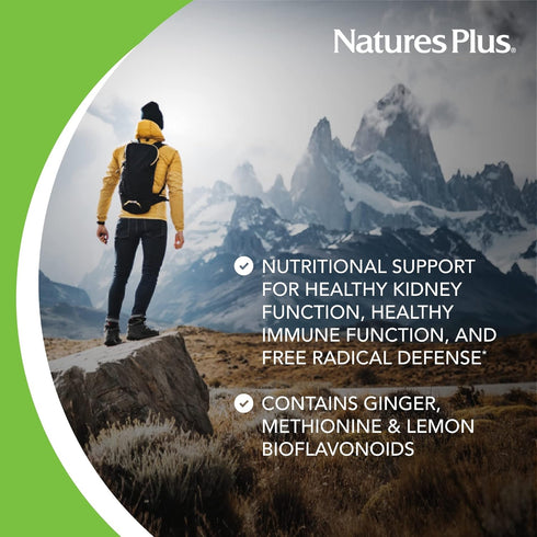 Natures Plus AgeLoss Kidney Support - 90 Tablets with Vitamin D3 & Magnesium, Vegetarian, Gluten Free