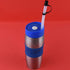 Bendable Straws with Covers Cap - 11 inch Long Flexible Straws, Bendy Drinking Straws Reusable with Covers Cap,