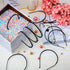 Zhanmai 10 Pieces Unisex Metal Hairband - Teeth Comb Hair Hoop Headband Hair Accessories