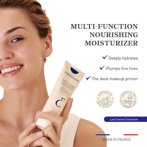 Embryolisse Lait-Cr me Concentr , Face Cream & Makeup Primer - Daily Skincare Moisturizer for All Skin Types