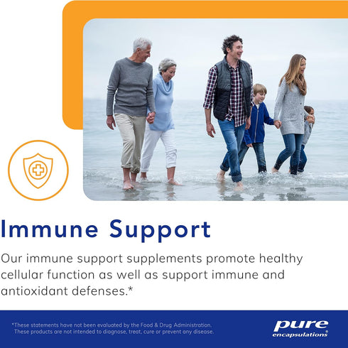 Pure Encapsulations Zinc 30 mg - 60 Capsules, Supplement for Immune System Support, Growth and Development, and Wound