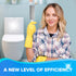 DISIWENE Pumice Cleaning Stone with Handle for Toilet Bowl, Hard Water Ring Remover for Bath, Pool, Kitchen, Household