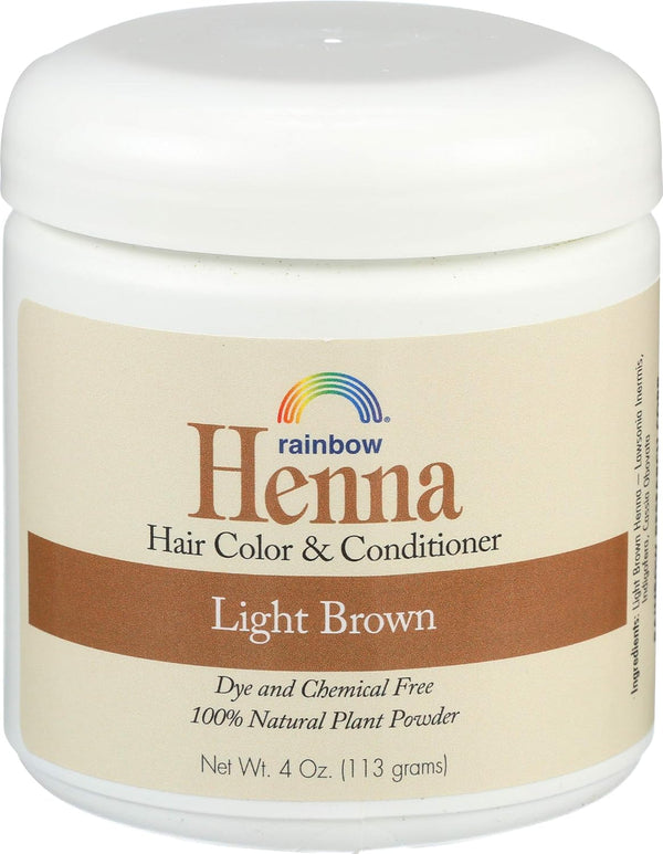 Rainbow Research Henna Hair Color and Conditioner, Persian Light Brown, 4 Ounce