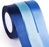 ASTARON Blue Satin Ribbon for Wedding Bouquet DIY Crafts, 1 Inch Solid Color Fabric Ribbon for Gift Wrapping, Hair Bows