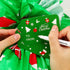 CCINEE Giant Green Christmas Sacks for Jumbo Gift Package (36"x44") with Tag Card and Wrapping Tie