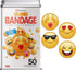BioSwiss Emoji Shaped Bandages - Fun Self Adhesive Latex Free Sterile Wound Care for Kids, 50 Count First Aid Kit
