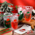 Zhanmai 50 Set Christmas Drink Pouches With Straws - Reclosable Plastic Bags for Adults - Team Naughty Team Nice - Xmas