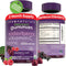 Organic Sambucus Elderberry Gummies with Zinc and Vitamin C, 120 Count, Immune Support