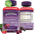 Organic Sambucus Elderberry Gummies with Zinc and Vitamin C, 120 Count, Immune Support
