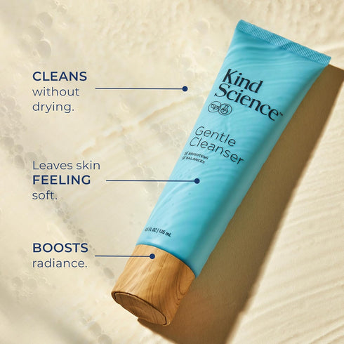 Kind Science by Ellen DeGeneres Gentle Face Cleanser - Makeup Remover with Vitamin C for Dry Skin - 4.5 fl oz