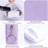Teircno Sanitary Napkin Storage Bag, Preppy Corduroy Period Bag for Women, Cute Portable Period Pouch with Zipper