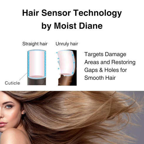 Moist Diane Natural Hair Conditioner with Pump - Organic Keratin Treatment for Damaged & Dry Hair, 15.2 fl oz