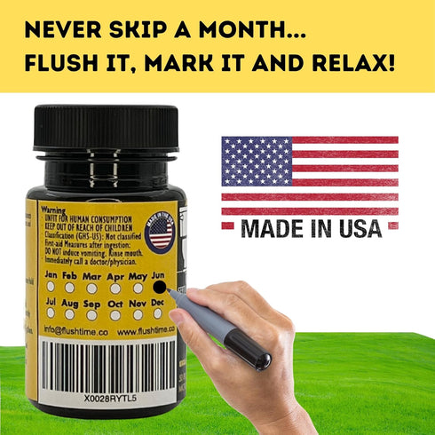 Septic Tank Treatment Pods - 6 Month Supply, Cesspool Treatment, Safe Dissolvable Easy Flush - Made In The USA