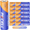 PKCELL AA LR06 Batteries, 1.5V High Performance Disposable, 12 Pack for Keyboards, Clocks, Toys