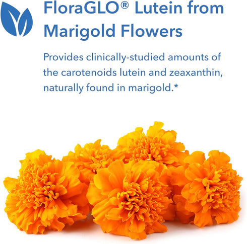 Allergy Research Group Lutein Supplement - 20mg Lutein and Zeaxanthin for Eye Health, Softgels - 60 Count