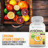Liposomal Vitamin C 1400mg - 180 Veggie Capsules, High Absorption Immune Support Supplement with Antioxidants