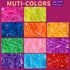 Teenitor Color Elastic Hair Bands, Hair Ties (2000pcs Multi Color Hair Holder Hair Tie Elastic Rubber Bands for Baby