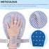 Medical Restraint mittens with Ties for Adults, Patients, Elderly, 2Pcs, Restraint Mitts Restraint Gloves with Built-in Grab Plate and Finger Ring, Anti Scratch and Dementia, Large Mesh