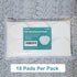 18-Pack Ball of Foot Cushions - Metatarsal Pads for Pain Relief, 1/4" Thick Felt for Women & Men