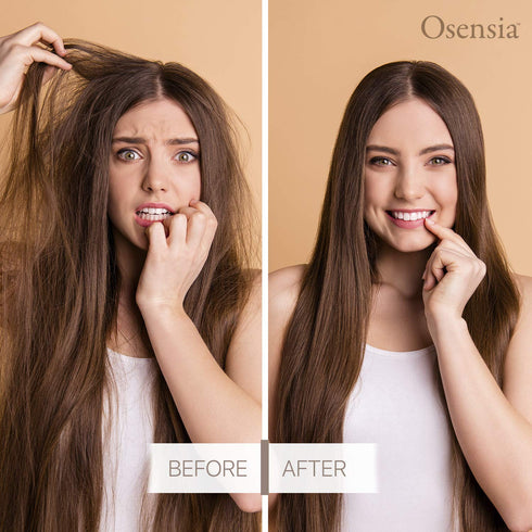 Osensia Detangling Brush for Curly Hair, Thick and Dry Hair Type, Travel Brush for Women, Men, and Kids