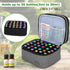 LUXJA Essential Oil Carrying Case - Holds 30 Bottles (5ml-30ml), Double-Layer Organizer, Gray