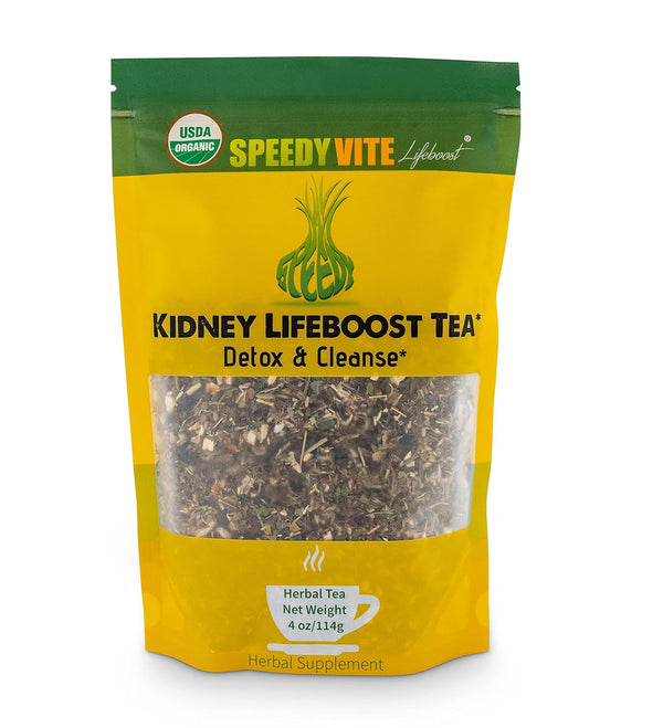 SpeedyVite Kidney Bladder LifeBoost Tea, Herbal Supplement, USDA Organic, Supports Urinary Health
