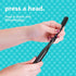 hello Manual Adult Toothbrush With Reusable Charcoal Aluminum Handle & 4 Soft Replacement Heads, 4 Count