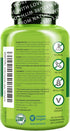 NATURELO Prenatal Multivitamin with Gentle Chelated Iron, Methyl Folate, Plant Calcium & Choline - Vegan, 180 Capsules