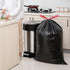 San Zooni 13 (120 Count) Commercial Gallon Drawstring Trash Bags Heavy Duty Black Garbage Bags, Leak & Tear Resistant
