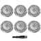 SH30 Replacement Heads for Philips Norelco Electric Shavers (6-Silver SH30)