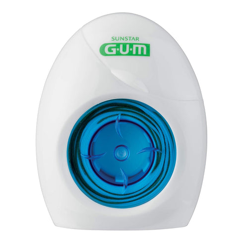 GUM EasyThread Threader Floss, Expanding Dental Floss for Braces, Bridges, and Implants, Built-in Rigid Threaders (6pk)
