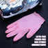mummy 3.5 Pink Textured Nitrile Gloves Mil For Tattoo,Piercing,Beauty Salon,Home Clean,Gardening Use,Hotel Services
