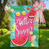 2pcs Summer Fabric Ribbons, Summer Slippers Ribbons for Party Gift Wrapping, Outdoor Hanging Decoration Supplies