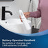 Waterpik Cordless Water Flosser, Battery Operated & Portable for Travel & Home, ADA Accepted, White WF-02